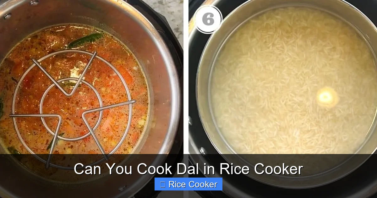 Can You Cook Dal in Rice Cooker