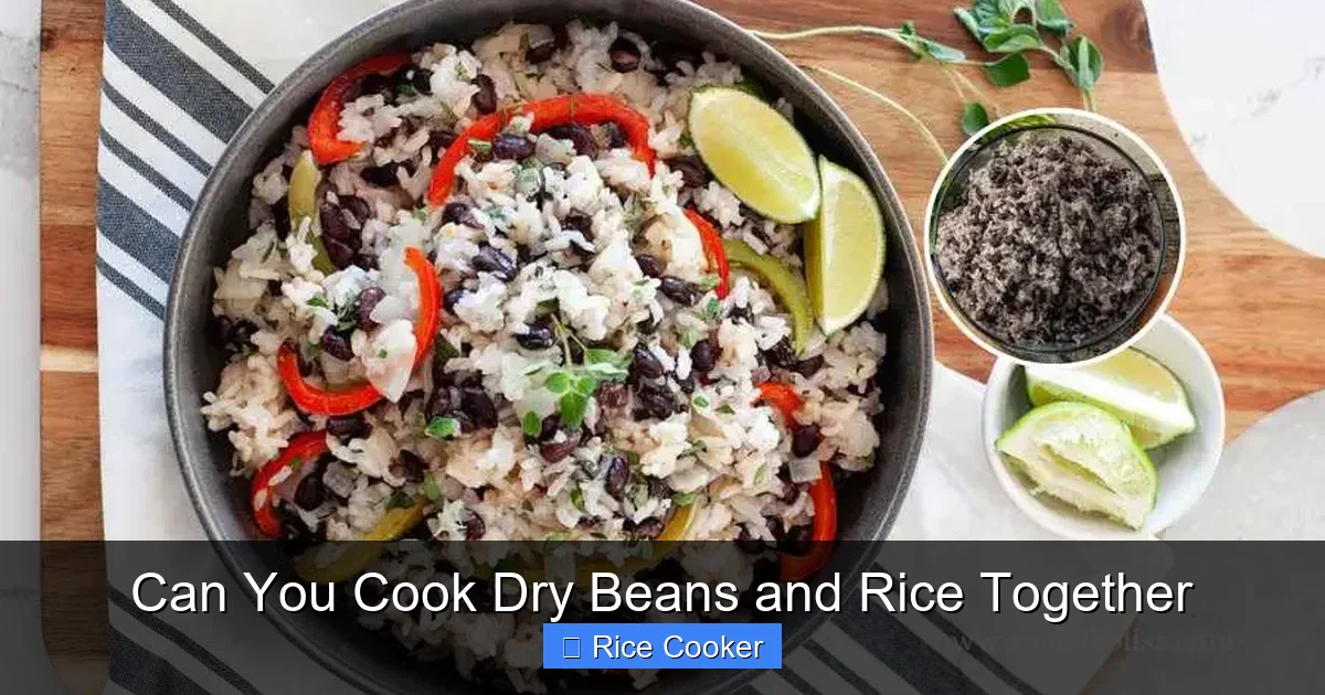 Can You Cook Dry Beans and Rice Together