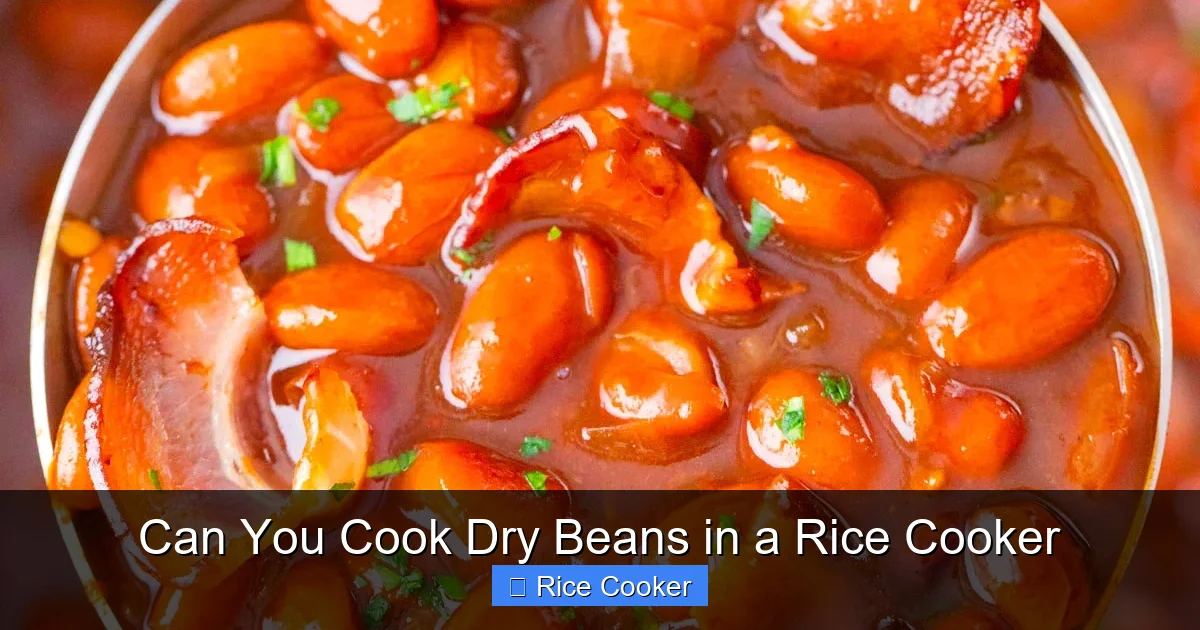 Can You Cook Dry Beans in a Rice Cooker