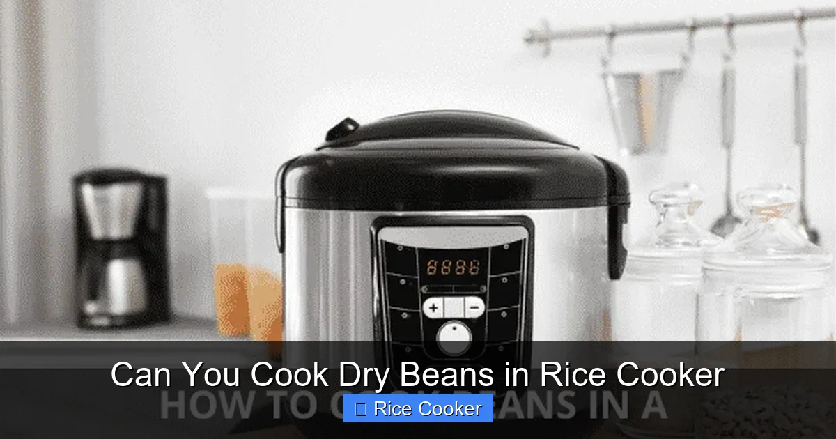 Can You Cook Dry Beans in Rice Cooker