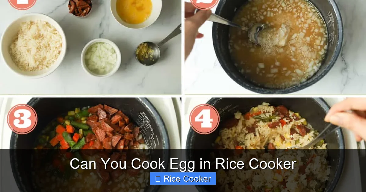Can You Cook Egg in Rice Cooker