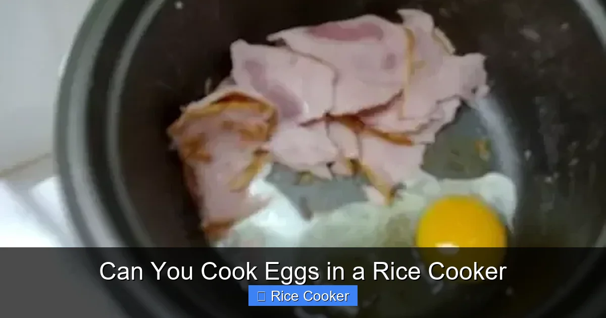 Can You Cook Eggs in a Rice Cooker