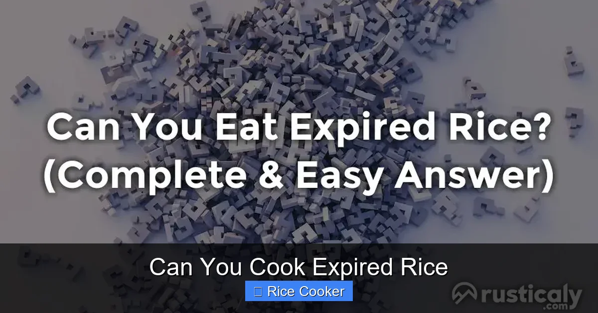 Can You Cook Expired Rice