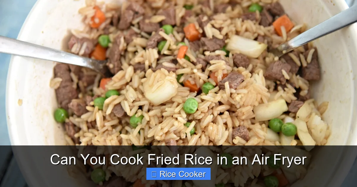 Can You Cook Fried Rice in an Air Fryer