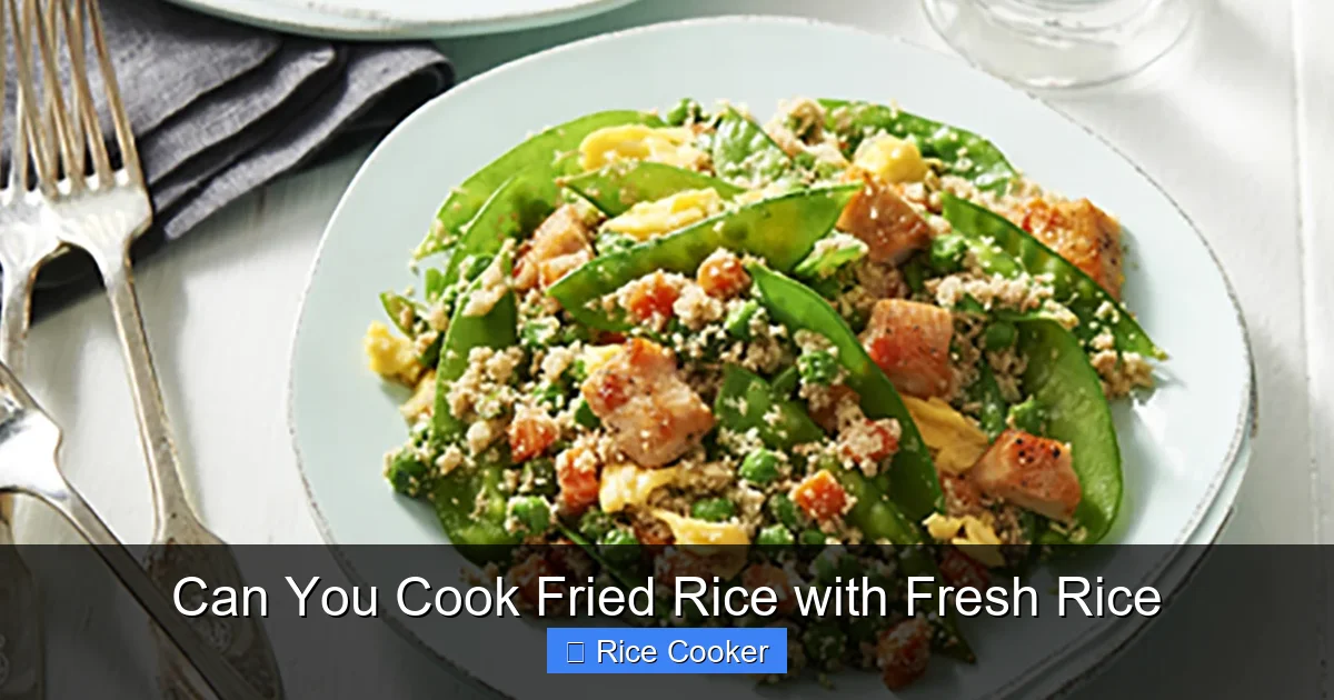 Can You Cook Fried Rice with Fresh Rice