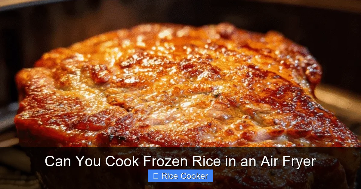 Can You Cook Frozen Rice in an Air Fryer