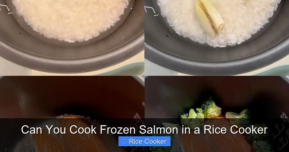 Can You Cook Frozen Salmon in a Rice Cooker