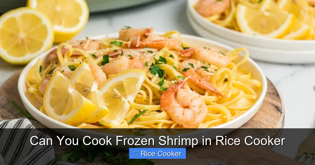 Can You Cook Frozen Shrimp in Rice Cooker