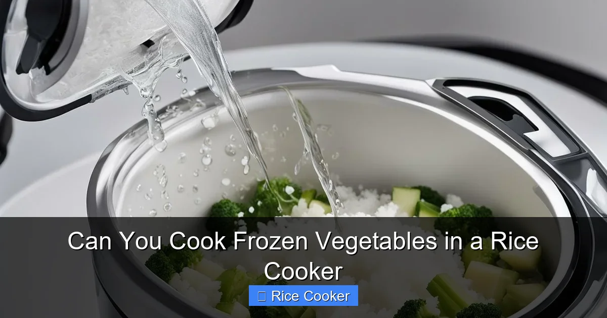 Can You Cook Frozen Vegetables in a Rice Cooker