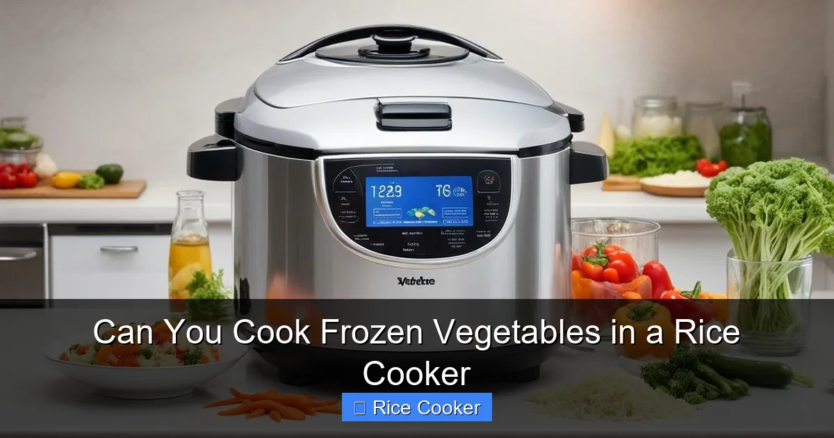 Can You Cook Frozen Vegetables in a Rice Cooker
