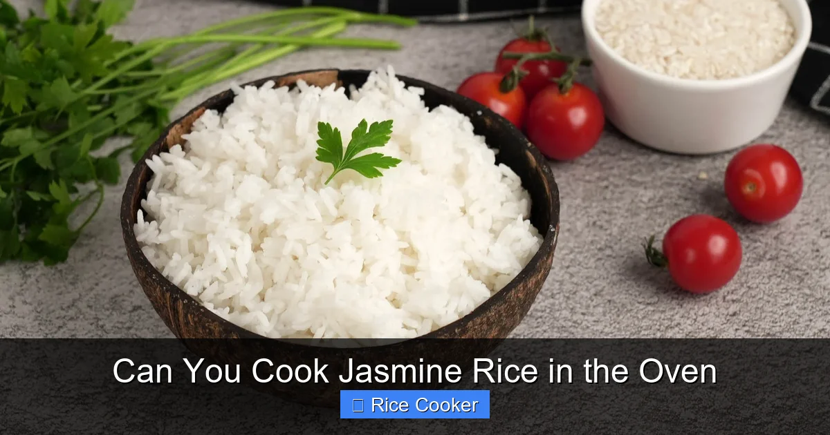 Can You Cook Jasmine Rice in the Oven