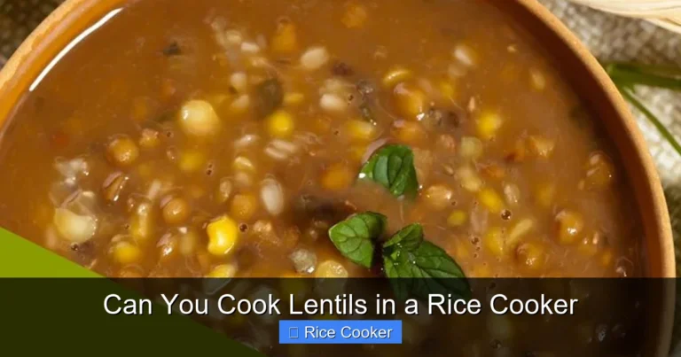 Can You Cook Lentils in a Rice Cooker