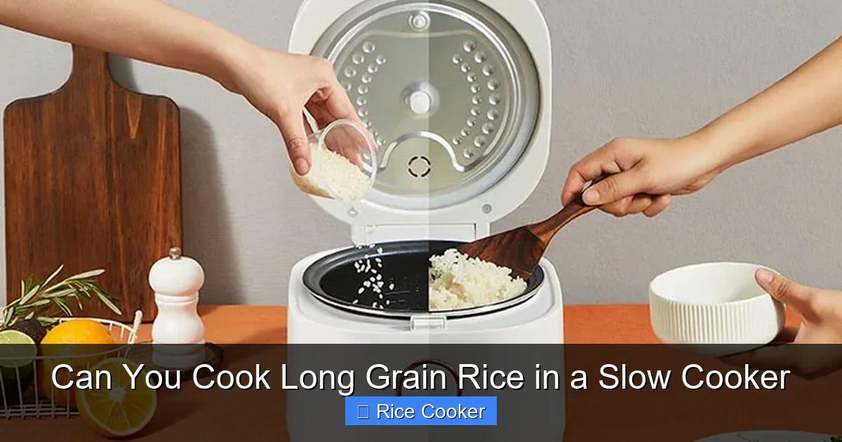 Can You Cook Long Grain Rice in a Slow Cooker
