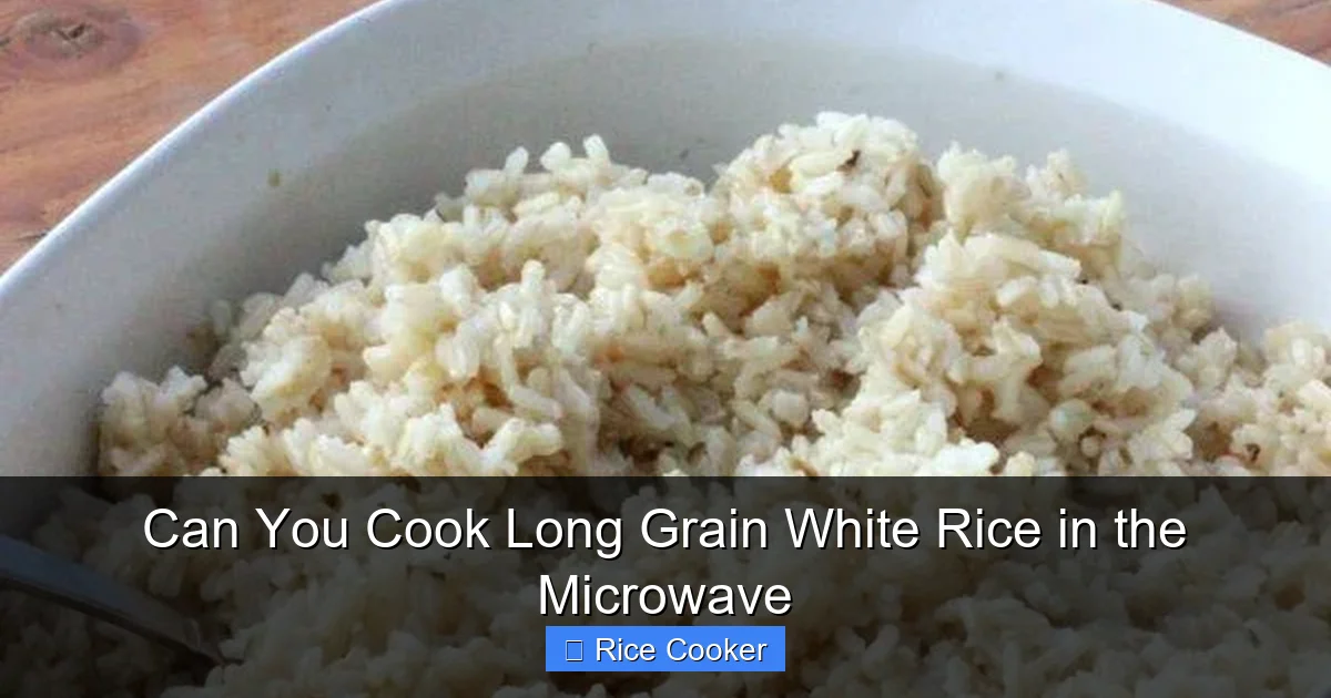 Can You Cook Long Grain White Rice in the Microwave