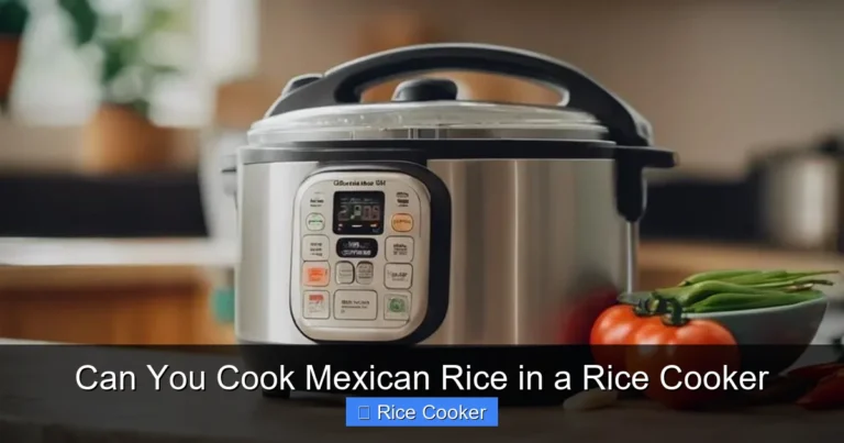 Can You Cook Mexican Rice in a Rice Cooker