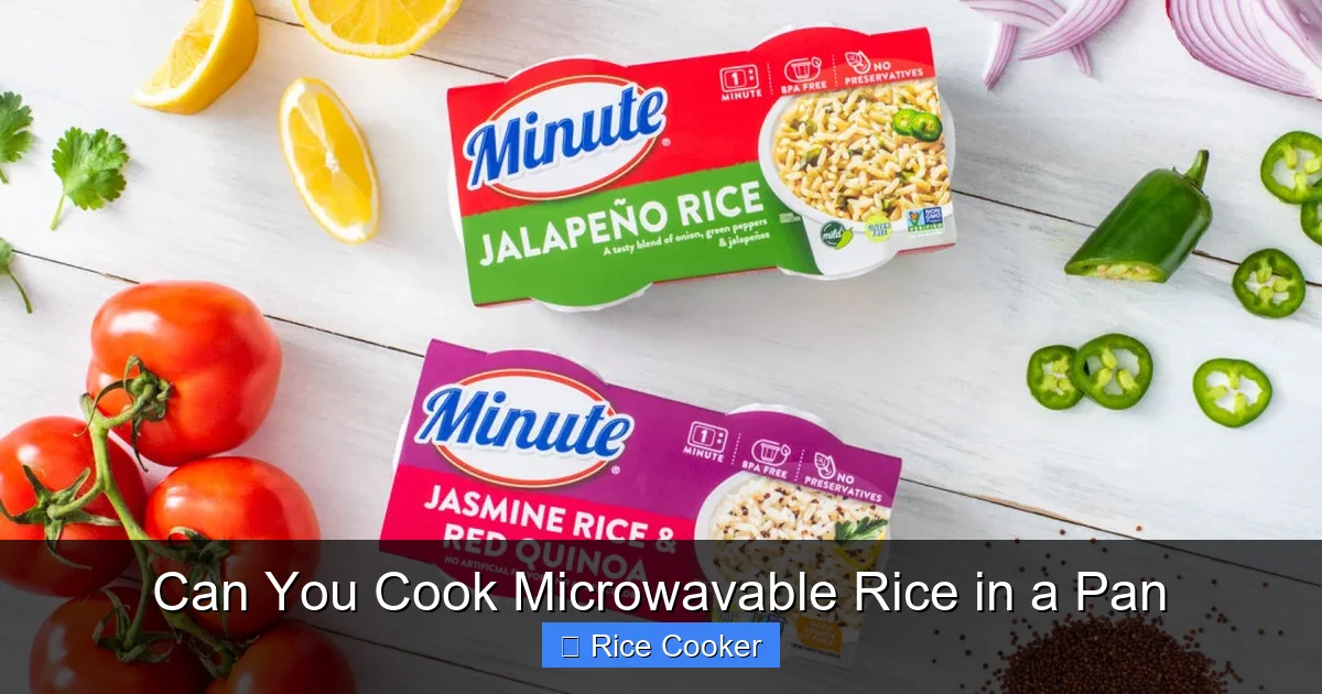 Can You Cook Microwavable Rice in a Pan
