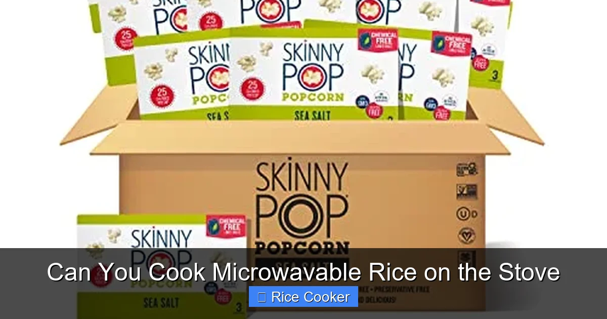 Can You Cook Microwavable Rice on the Stove