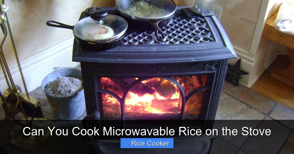 Can You Cook Microwavable Rice on the Stove