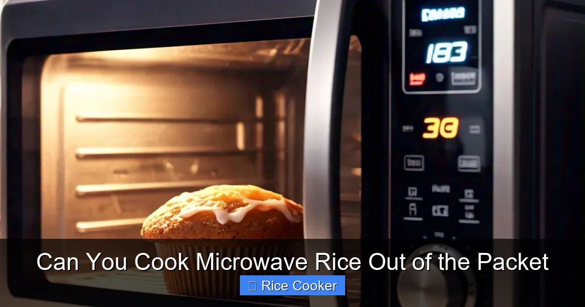 Can You Cook Microwave Rice Out of the Packet