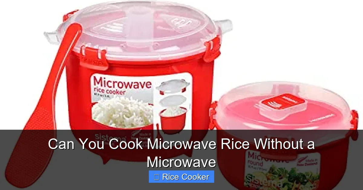 Can You Cook Microwave Rice Without a Microwave