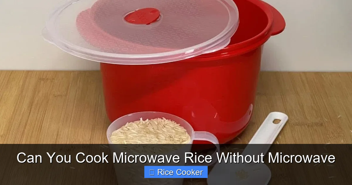 Can You Cook Microwave Rice Without Microwave