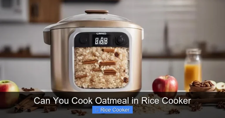 Can You Cook Oatmeal in Rice Cooker