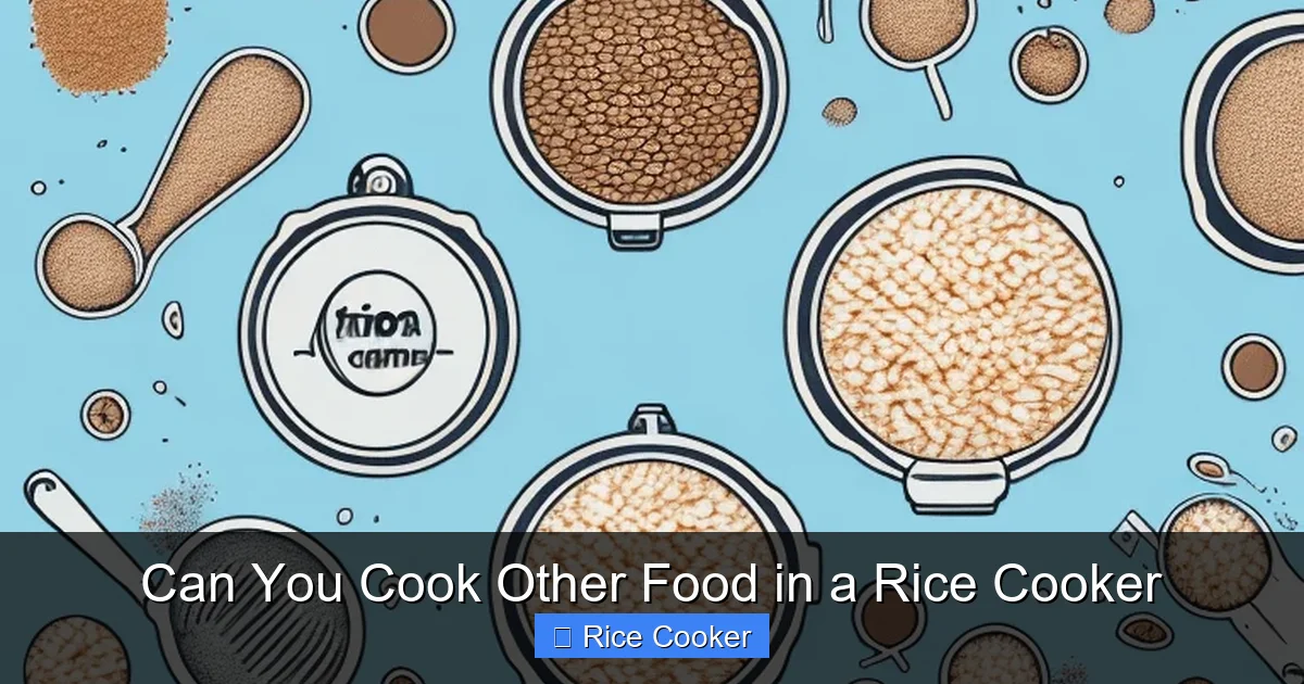 Can You Cook Other Food in a Rice Cooker