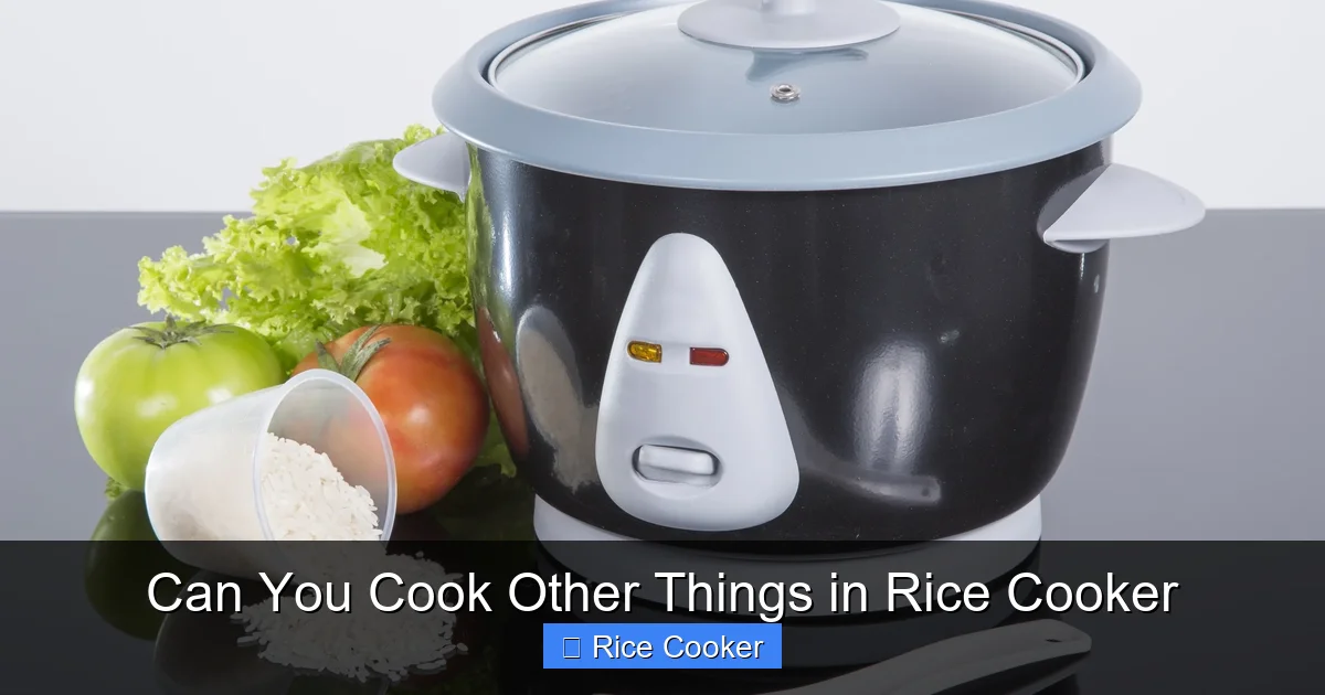 Can You Cook Other Things in Rice Cooker