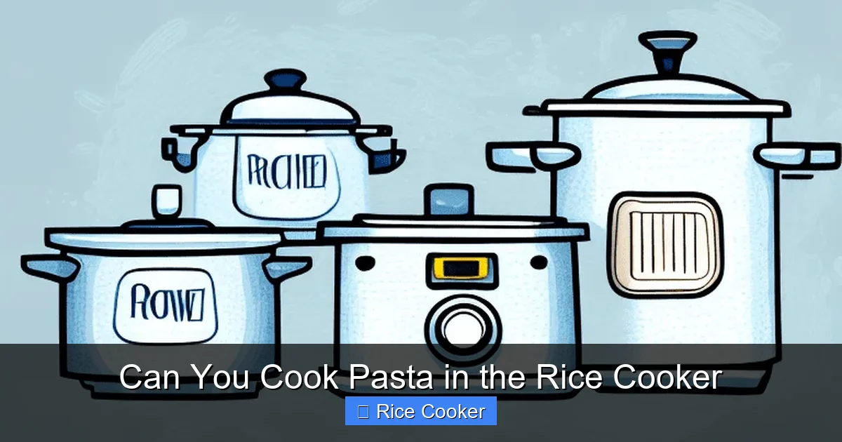 Can You Cook Pasta in the Rice Cooker