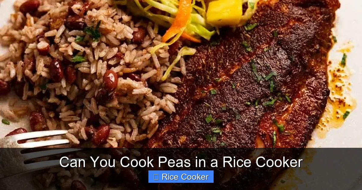 Can You Cook Peas in a Rice Cooker