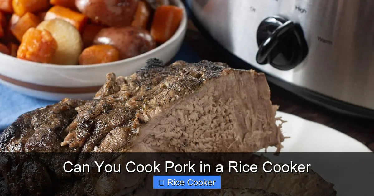 Can You Cook Pork in a Rice Cooker
