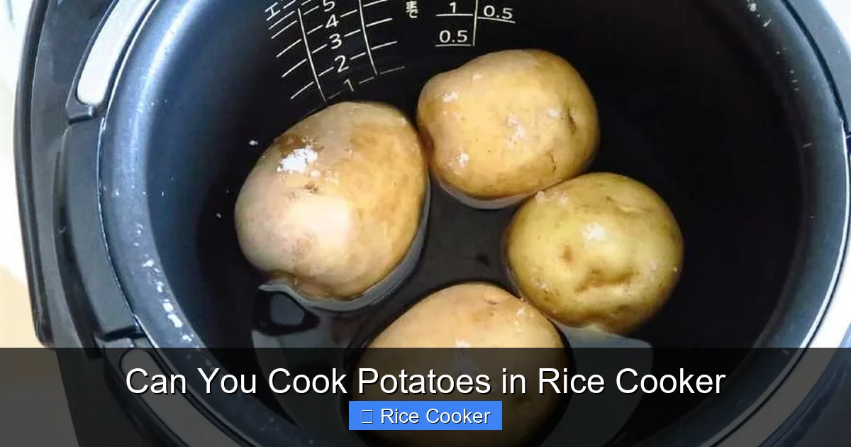 Can You Cook Potatoes in Rice Cooker
