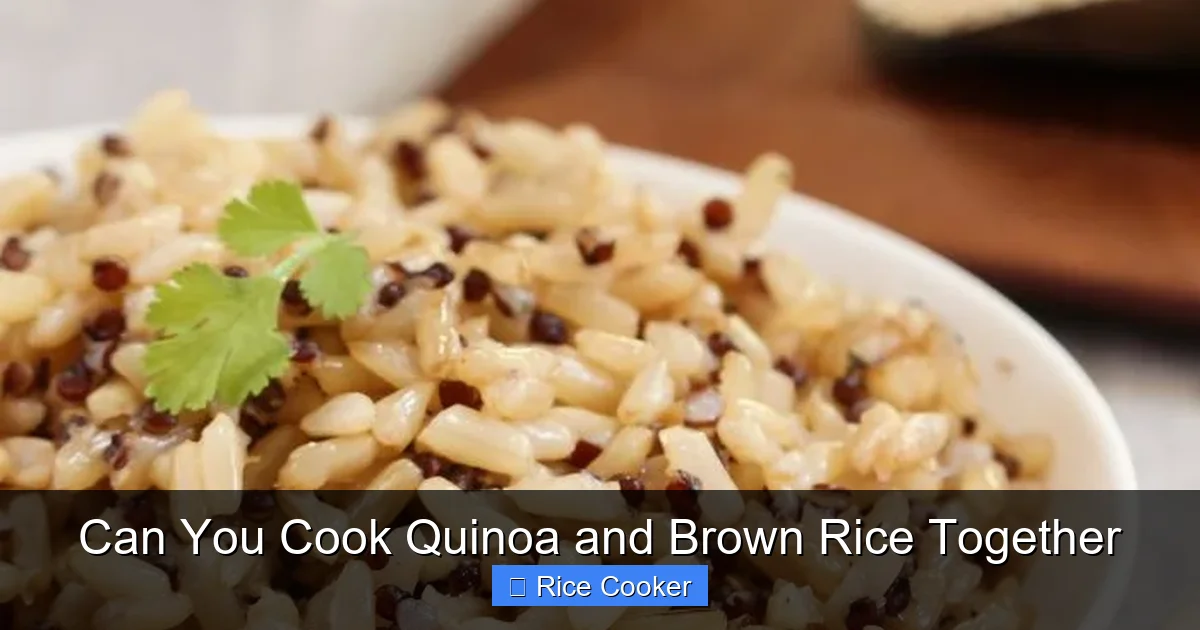 Can You Cook Quinoa and Brown Rice Together