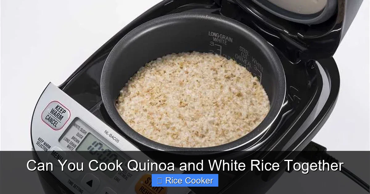 Can You Cook Quinoa and White Rice Together