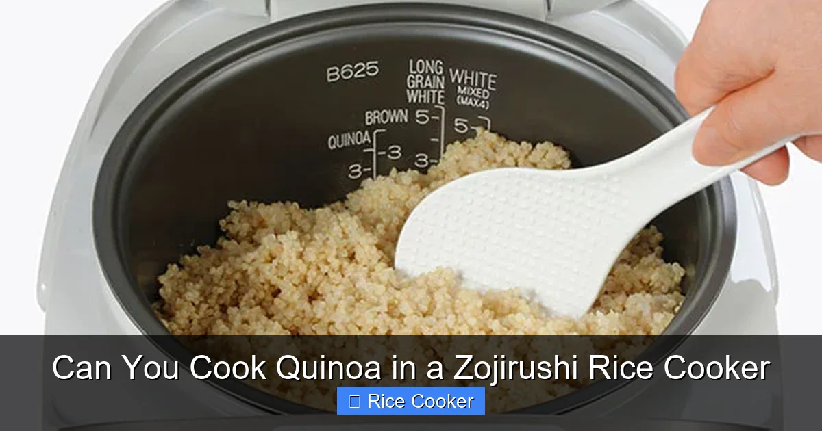 Can You Cook Quinoa in a Zojirushi Rice Cooker