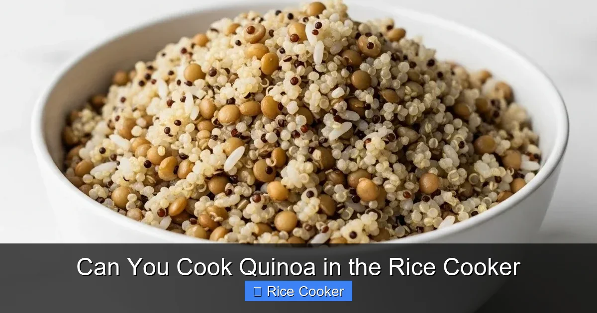Can You Cook Quinoa in the Rice Cooker