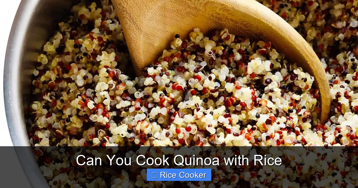 Can You Cook Quinoa with Rice