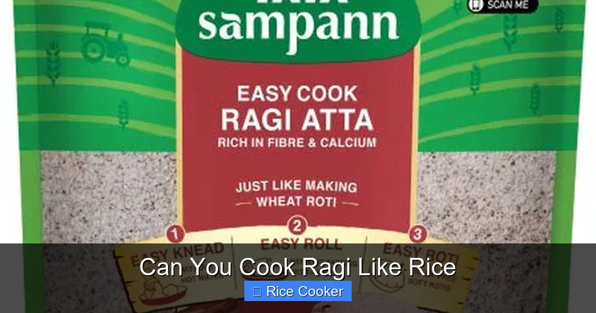 Can You Cook Ragi Like Rice