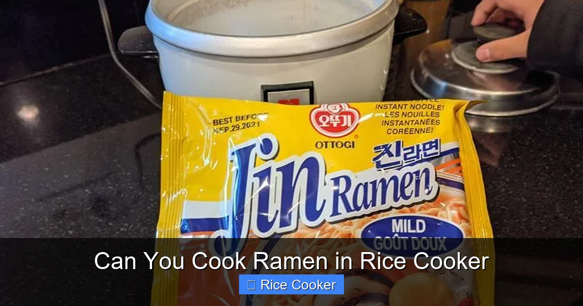 Can You Cook Ramen in Rice Cooker