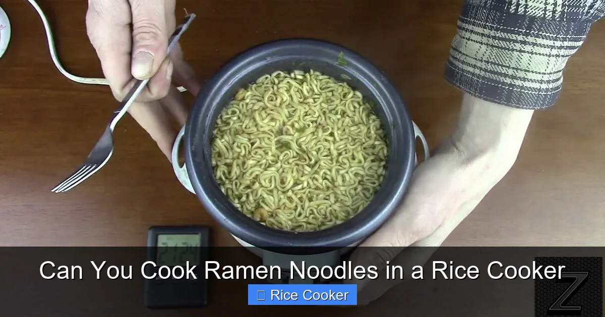 Can You Cook Ramen Noodles in a Rice Cooker