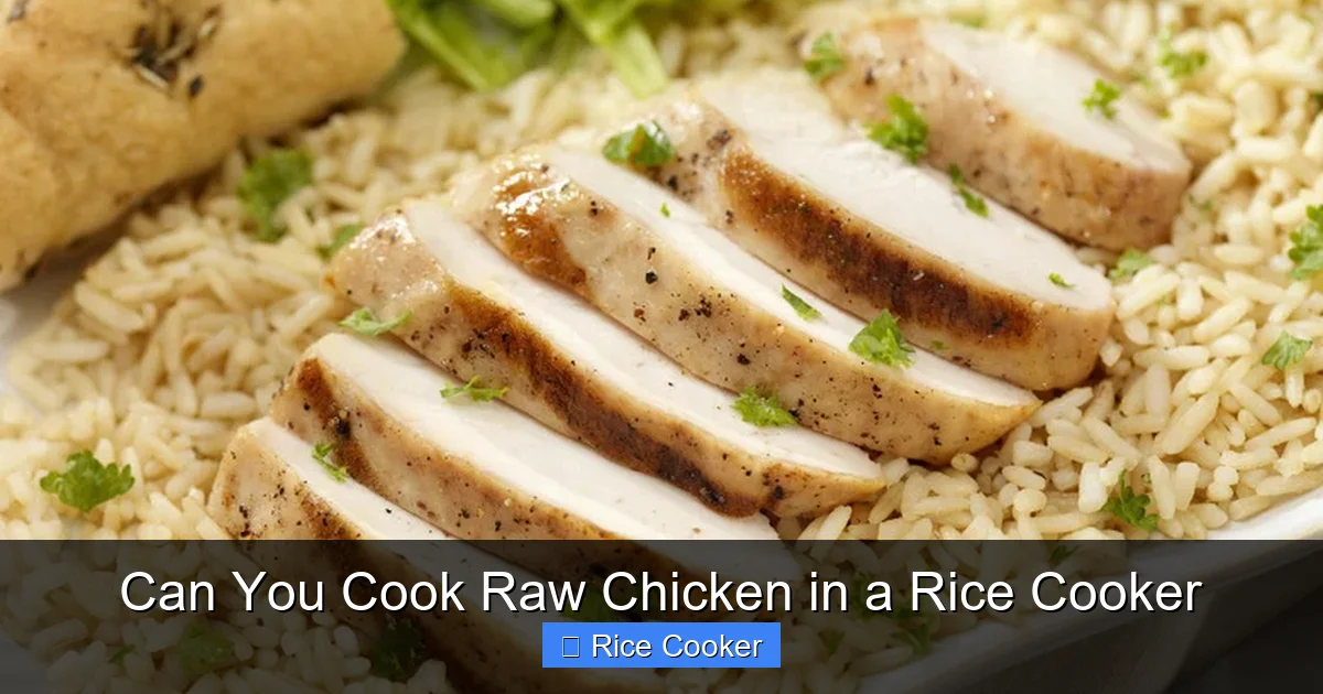 Can You Cook Raw Chicken in a Rice Cooker
