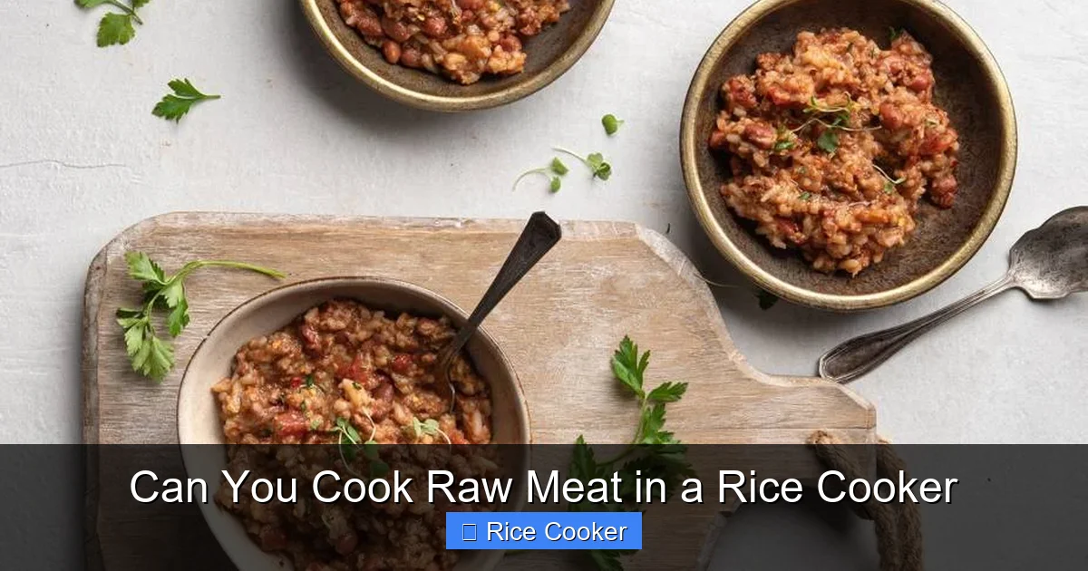 Can You Cook Raw Meat in a Rice Cooker