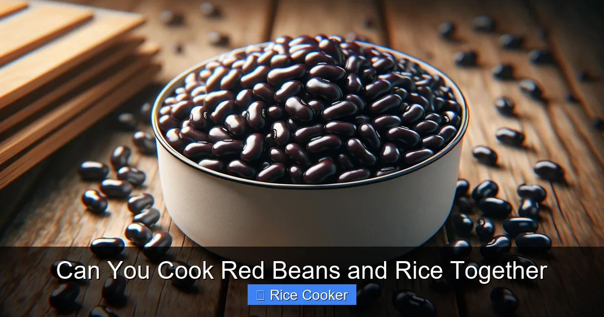 Can You Cook Red Beans and Rice Together