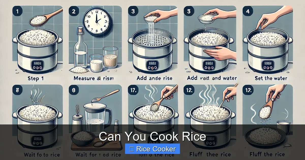 Can You Cook Rice