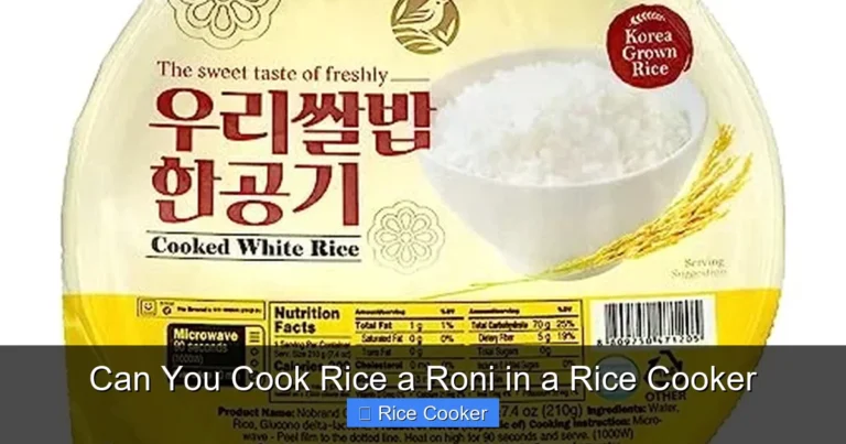 Can You Cook Rice a Roni in a Rice Cooker