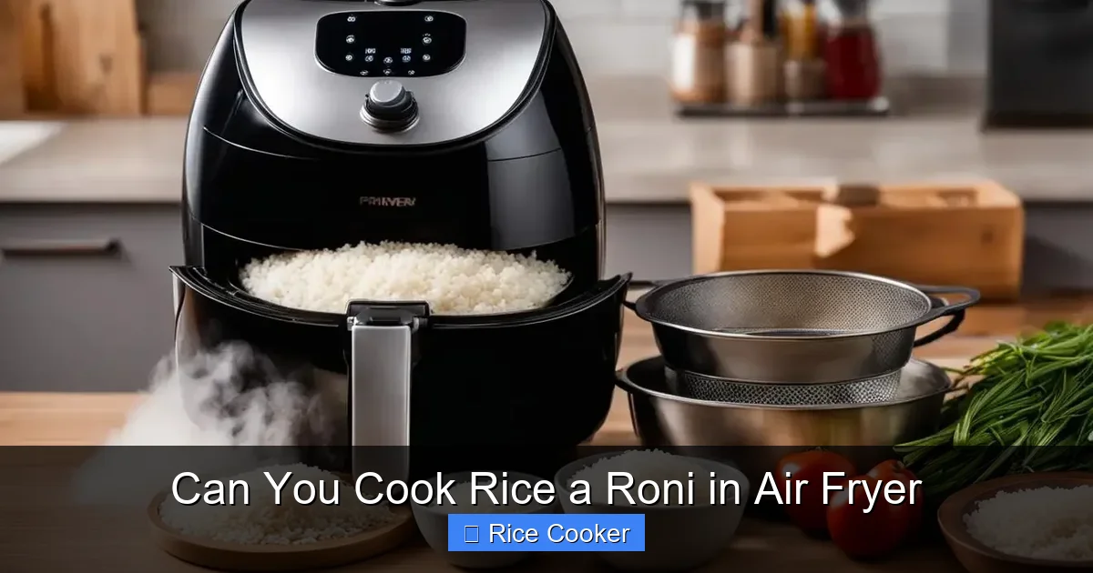Can You Cook Rice a Roni in Air Fryer