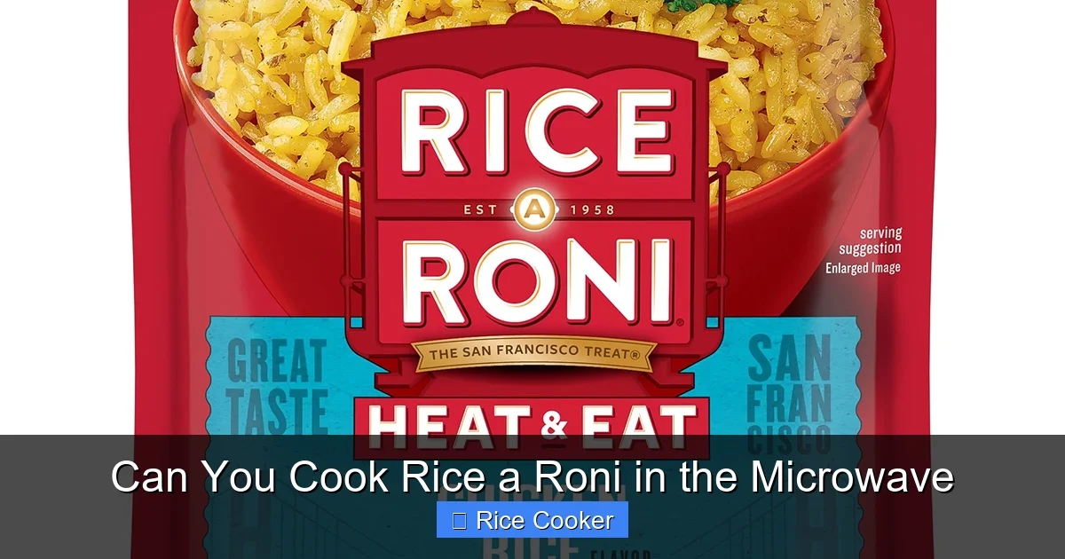 Can You Cook Rice a Roni in the Microwave
