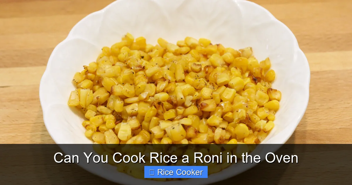 Can You Cook Rice a Roni in the Oven
