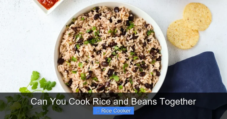 Can You Cook Rice and Beans Together