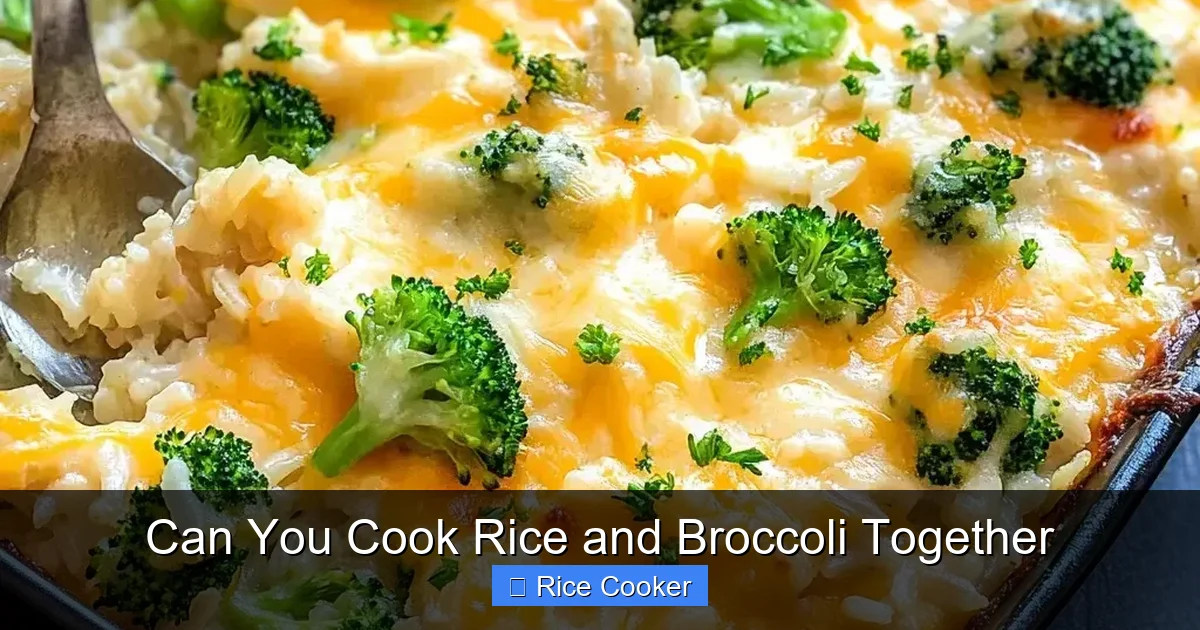 Can You Cook Rice and Broccoli Together